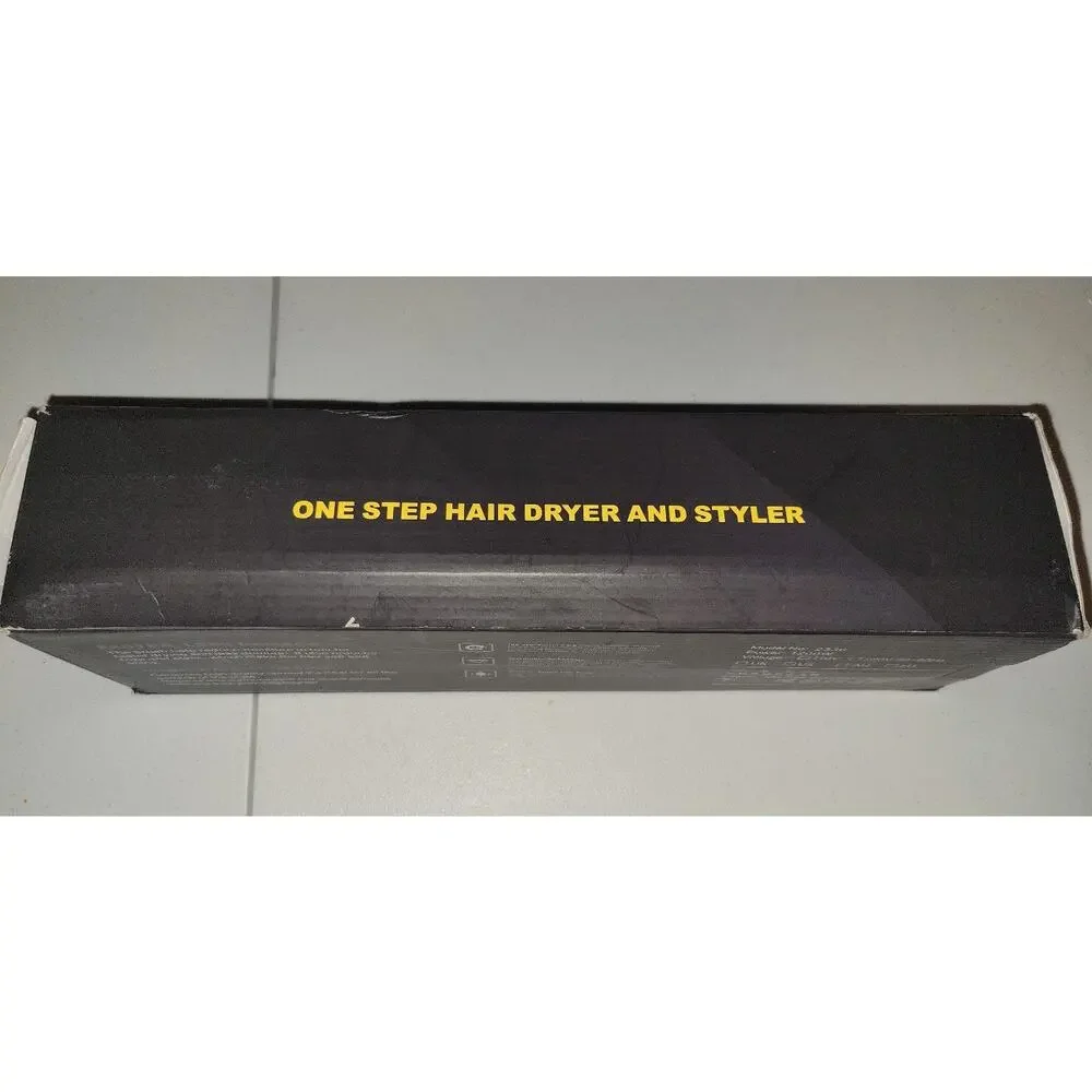 One step hair dryer and styler pink open box new